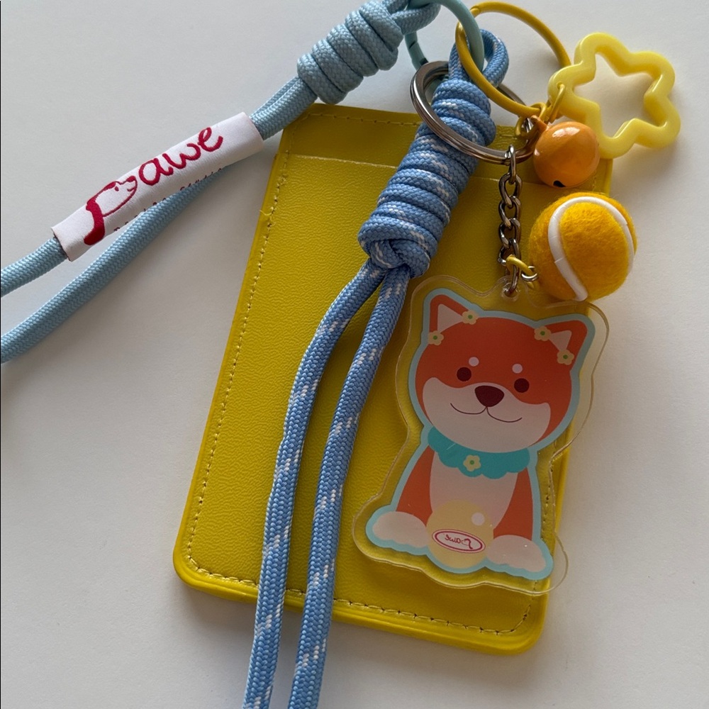 🐕 Original Handmade Shiba-Inu Milo Card & Key Holder